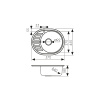 KSS-5745R Мойка из нержавеющей стали KAISER 570*450*180
